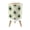 Color 1, variant on Small Trash Can with Lid Elephant Wild Animal Colorful Floral Tree Forest Woodland 1.8 Gallon Dog Proof Trash Can Round Garbage Can Waste Bin Wastebasket for Bathroom Bedroom Living Room