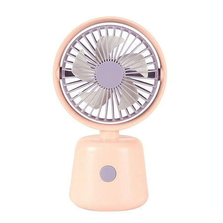 

TANGNADE 4 Inch Small USB Desk Fan Mini Quiet Fan with Metal Construction Strong Airflow 360 Adjustable Tilt Angle Personal Fan for Desktop Office Black