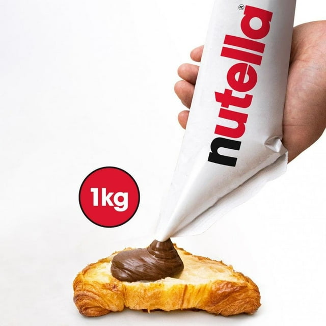 Nutella Piping Bag - 1kg - 6ct - Convenient, Ready-to-Use for Decorating & Filling (6x1kg)
