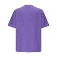 thumbnail image 6 of BXINGOHAI Men's T Shirts Summer Crewneck Tee Shirts Casual Workout Short Sleeve Pullover Tshirts Purple,3XL, 6 of 7