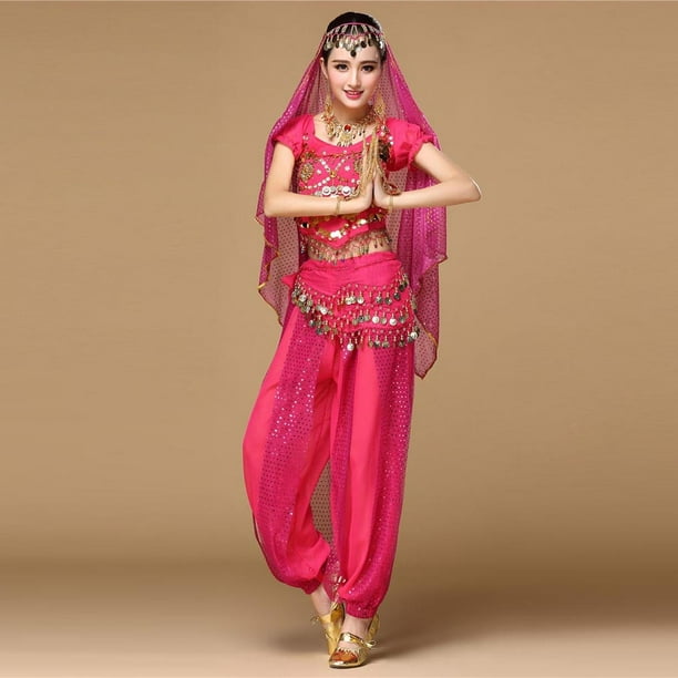 jovati Girls Dance Clothes Women Belly Dance Outfit Costume India