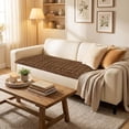 thumbnail image 2 of decorUhome Sofa Cover for Dogs, Non Slip Fuzzy Couch Cover, Washable Slipcover for Pets(Chocolate, 27.6" x 70.9"), 2 of 10