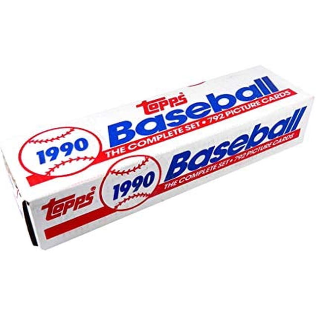 Set oficial completo de tarjetas de béisbol Topps 1990