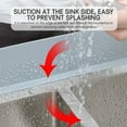 thumbnail image 2 of Kitchen Sink Splash Guard Washable & Reusable Island Sink Board Housewarming Gifts - Gray, 2 of 6
