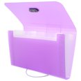 thumbnail image 3 of WRISTBIQUE Large Capacity File Folder Document Organizer Folder Purple PP 1Set, 3 of 10