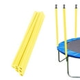 thumbnail image 4 of 12PCS Trampoline Pole Foam Sleeves, 34.6*1.75" Waterproof Protective Padding for Indoor & Outdoor Trampoline Safety, Yellow PE Foam Replacement Covers for Spring and Enclosure Poles (12 Pieces), 4 of 9