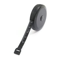 Milisten Flexible Retractable Measuring Tape Tear Resistant PVC Tape Black