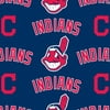MLB Cleveland Indians Fleece 10" x 6" Fabric, 1 Each