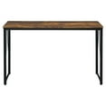 thumbnail image 2 of ACME Zaidin Writing Desk in Weathered Oak and Black, 2 of 9