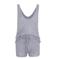 thumbnail image 6 of REALiKUN Womens Summer V Neck Tops Knitted Sleeveless Tank Top Cable Knit Sweater Vest Casual Solid Tee Shirts Gray S, 6 of 8