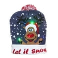 thumbnail image 2 of Colorful Light-up Knitted Hat Add Great Christmas Vibe Party Outfit Cloth Matching, 2 of 2