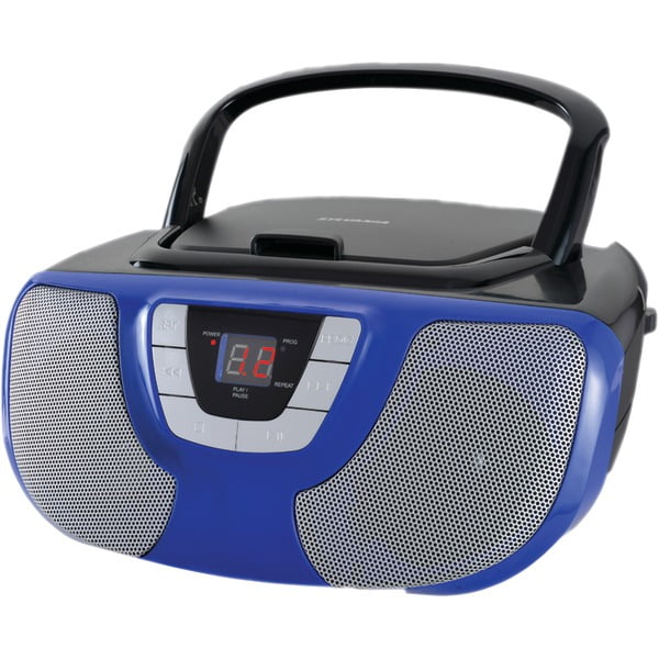 Sylvania SRCD1025 Portable CD Radio Boombox Blue