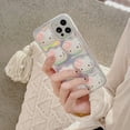 thumbnail image 1 of Fundas 3D de Hello Kitty My Melody para iPhone, carcasa trasera estéreo láser para iPhone 14, 13, 12, 11 Pro Max, Mini, XR, XS MAX, 8, X, 7, SE, 2020 Fivean unisex, 1 of 2