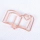 thumbnail image 3 of Clip de papel de marcador de dibujos animados lindo [Oro rosa - Libro abierto] * 24 Inevent HA3004-00B×24, 3 of 7