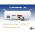 thumbnail image 2 of Flame King 16-Gallon ASME Horizontal Propane Tank for RV, Food Trucks, Van, or Trailers - YSN16, 2 of 7