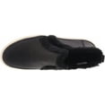 thumbnail image 2 of Toms Bryce Black Leather/Faux Fur Pull On Rounded Toe Elastic Fashion Sneakers (Black Leather/Faux Fur, 12), 2 of 6