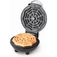 thumbnail image 3 of TEMOGU-Dash Spiderweb Mini Halloween Produces 4 Inch Waffles Easy to Clean and Non-Stick Surfaces Make Your Own Tasty Homemade Halloween Treats (Spiderweb),white, 3 of 4
