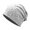 Grey, variant on MIASHUI Women's Solid Color Pearl Knitted Beanie Hat for Winter Warmth and Fashion, Stackable Design for Comfort, Suitable for Daily and Maternity Use Navy