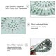 thumbnail image 4 of 5 Pack Drain Hair Catcher, Silicone Hair Stopper Bathtub Sink Filter, Shower Drain Cover, 4 of 5