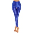 thumbnail image 5 of Mallas para mujer, pantimedias sexis brillantes, medias brillantes de cintura alta, medias de entrenamiento de gimnasia, pantalones de Yoga ajustados, 5 of 5