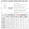 thumbnail image 3 of Women’s Tennis Dress with Built-in Bra & Detachable Shorts Adjustable Straps UPF 50+ Quick Dry for Golf Workout, 3 of 7