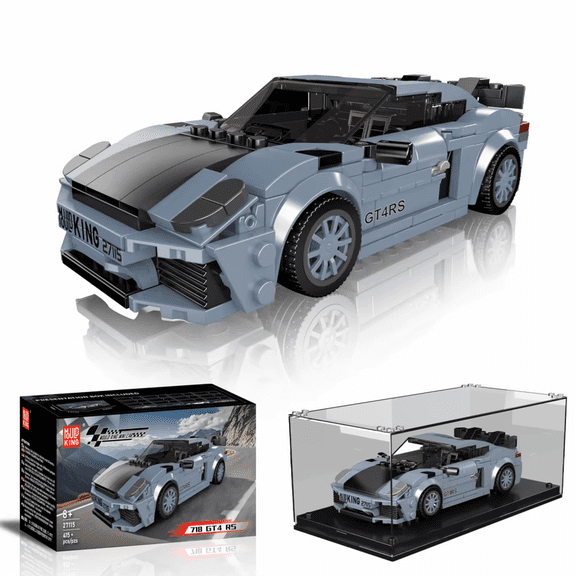 Honchoes Sports Racing Car Building Set with Display Box Compatible with Lego City Cars for Adults 415 Pcs