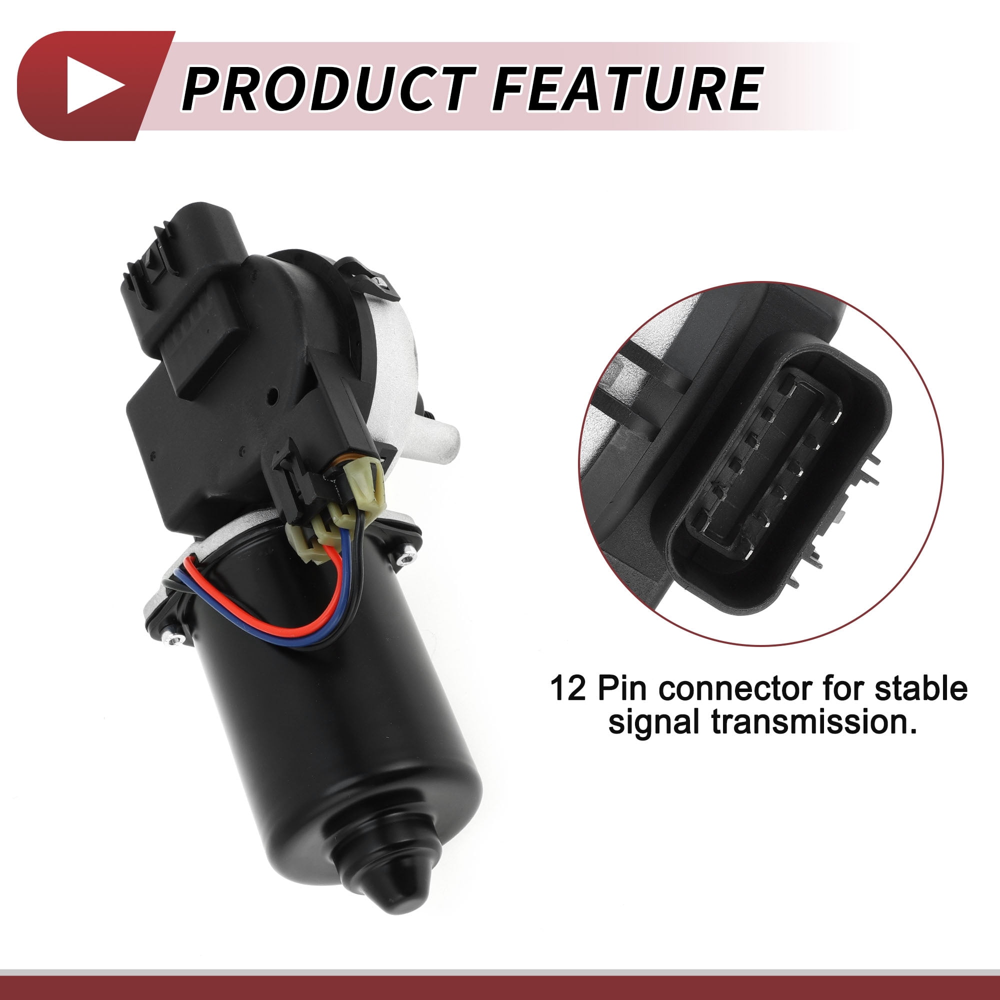Unique Bargains Front Windshield Wiper Motor for Hummer H2 2003-2007 Replacement