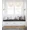 Beige, variant on Elegant Cascade Rod Pocket Microfiber Blackout Waterfall Valance – 2-Piece Set with Beaded Trim (48in wide x 38in long each valance