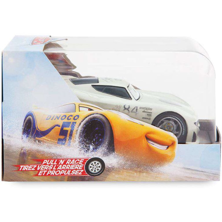 Disney / Pixar Cars Pull 'N' Race JP Drive Diecast Toy Car - Apple