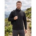 thumbnail image 4 of GIRUNS Men's Jacket Lightweight Softshell Zip Up Windbreaker Outdoor Casual Hiking Coat Black L, 4 of 7