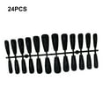 thumbnail image 3 of 24 Pieces False Nails Glitter Shimmering Powder Full Cover Artificial Nail Tips Simple Operation Fingernail Decal DIY Accessory black, 3 of 8