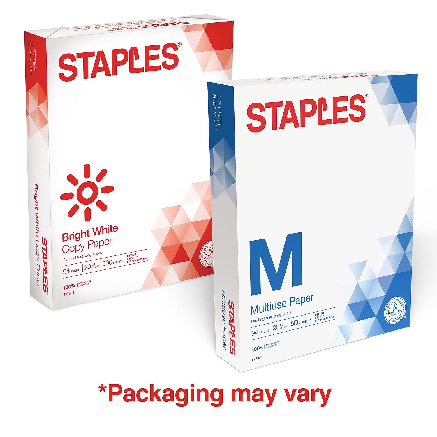 Staples Select Copy Paper, 8.5" x 11", 500 Sheets photo 3