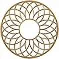 thumbnail image 3 of Ekena Millwork CMPP38CNSGO Cannes Architectural Grade PVC Pierced, Gold Urethane Ceiling Medallions 38"OD x 13"ID x 1"P, 3 of 4