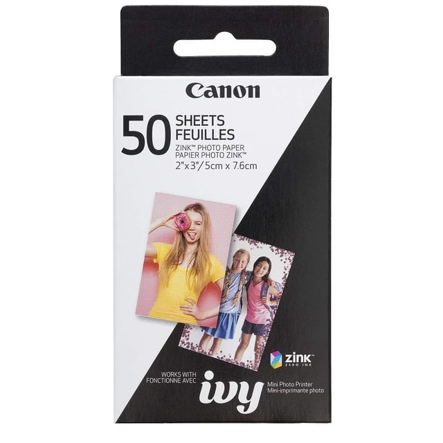Papel Fotografico Canon ZINK Pack 50 hojas