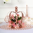 Efavormart 9" Rose Gold Metal Royal Crown Cake Topper For Wedding Party ...