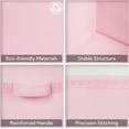 thumbnail image 6 of GRANNY SAYS Cube Storage Bins, 11 Inch Fabric Organizer Bins, Collapsible Storage Baskets with Handles, 6-Pack, Pink, 6 of 9
