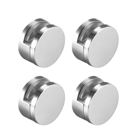 

Mirror Clips - Zinc Alloy Glass Clips Clamps Holder Round for 5mm 4Pcs