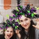 thumbnail image 5 of Xihbxyly Diademas de Halloween, Bonito Accesorio Morado para El Pelo, Material Plástico Cómodo, Ajuste Universal para Todo Tipo de Peinados, Decoración Versátil para Fiestas, Perfectas para Halloween, 5 of 6