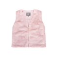 thumbnail image 1 of Faux Rabbit Fur Vest - Pink - Medium, 1 of 1