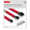 thumbnail image 5 of Torque Spanner High Precision Adjustable Preset Kg Torque Wrench Bike Car Tyre Set 3/8 Inch 19-110N, 5 of 5
