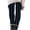 Navy, variant on Nilvkv Leggings for Girls, Girls Pants, Spooky Pick for Halloween Full Length Vertical Striped Tights with Elastic Waist Blue 6-7 Years