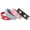 Pink, Red, Blue, Black, variant on 1Pack Cute PU Leather Adjustable Puppy or cat Collar, Rhinestone Flower Pattern Studded Girl Dog or cat Collar - Pink, Red, Blue, Black for Small to Medium Dogs or Cats