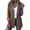 Khaki, variant on Casual Loose Button Down Denim Patchwork Collared Shirt Jacket Women Long Sleeve Jean Shacket Cardigan Black XL