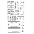 thumbnail image 1 of Clear Stamp DIY Transparent Assorted Patterns Silicone Stamp Decorative Stamp, 1 of 2