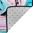 thumbnail image 6 of XMXY Area Rugs Doormat Outdoor Entrance, Pink Blue Liquid Texture Facecloth Non-slip Floor Mat Rug for Living Room Kitchen Sink Area Indoor,36"x24", 6 of 9
