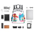 thumbnail image 4 of Fotbe Gnomes Summer Mochila Ligera para Hombres y Mujeres - Duradera y Resistente al Agua, Ideal para Escuela, Trabajo, Viajes y Uso Diario, 4 of 7