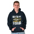 thumbnail image 5 of Fishermen Only Happy When I'm Fishing Hoodie Sweatshirt Women Men Brisco Brands S, 5 of 6