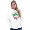 thumbnail image 3 of Christmas Be Good For Goodness Sake Unisex Plus Fleece Graphic Hoodie Brisco Brands 4X, 3 of 5
