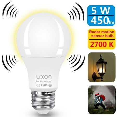 Motion Sensor Light Bulb 5w Smart Radar Dusk To Dawn Led Motion Sensor Light Bulb 5w Smart Radar Dusk To Dawn Led Bulbs