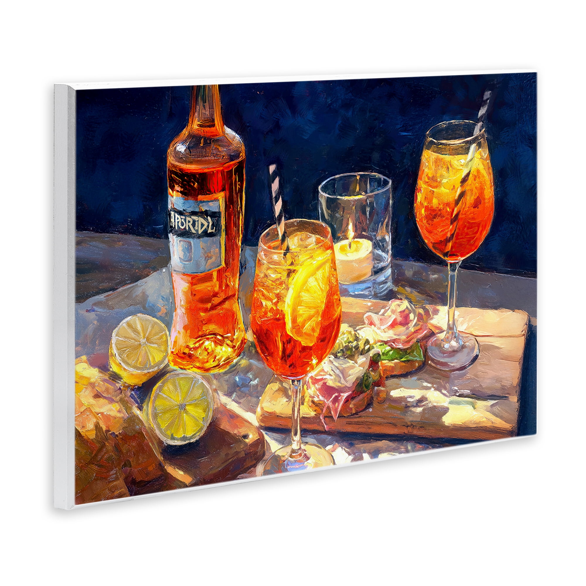 Sprits Table Still Life Wall Plaque Art, design by Ziwei Li